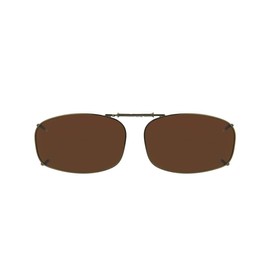Solar shield Clip on sunglasses size 52 rec 5 Full frame Brown