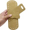 JMZLLRX Bag Base for Crocheting, PU Leather Bag, Knitting Set