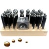 Dapping Set Punches & Block Steel Forming 24 pc for