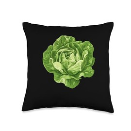 Iceberg Lettuce In A Bunch Throw Pillow