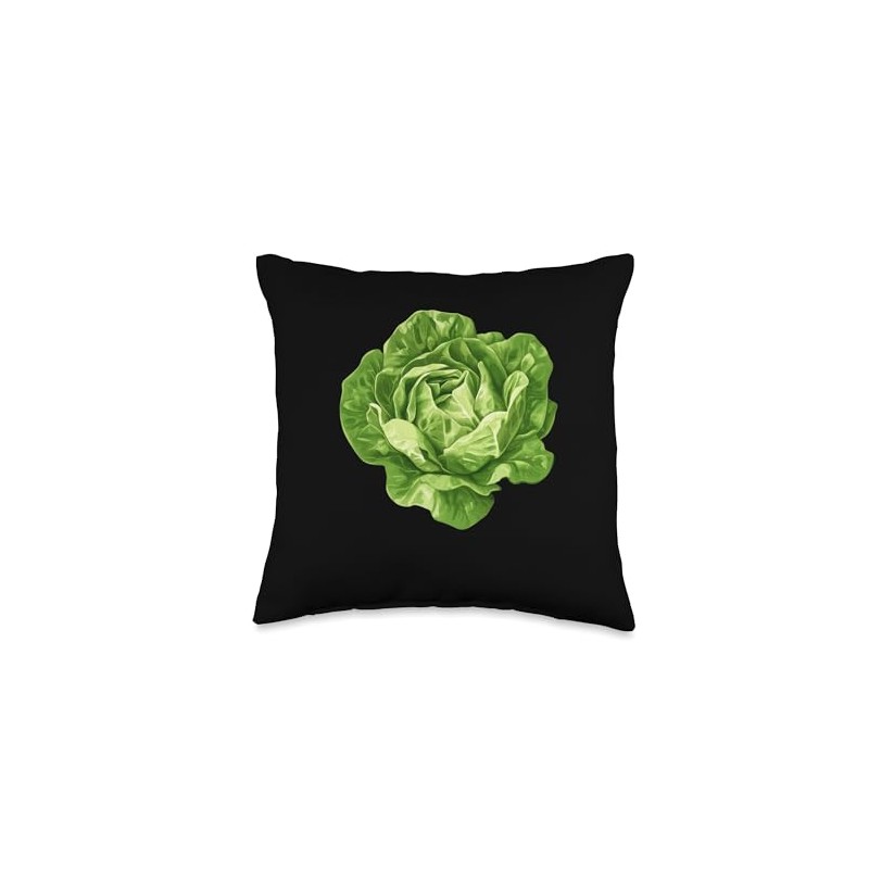 Iceberg Lettuce In A Bunch Throw Pillow