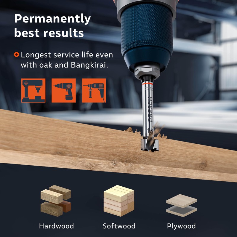 Presch Forstner Drill Bit Ø 15mm - Drill bit for