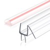 Dzhuywer Frameless Shower Door Seal Strip 2 Pack x 39