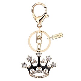 Bling Bling Crystal Black Queen Crown Keychain Creative Packaging Design Box MZ857-5