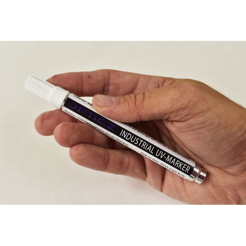 Opticz Blacklight Reactive Invisible Blue Ink Industrial UV Marker