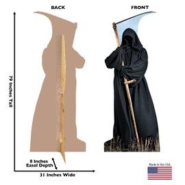 Cardboard People Grim Reaper Life Size Cardboard Cutout Standup