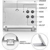 Digital Travel Alarm Clock - Foldable Calendar Temperature Timer LCD