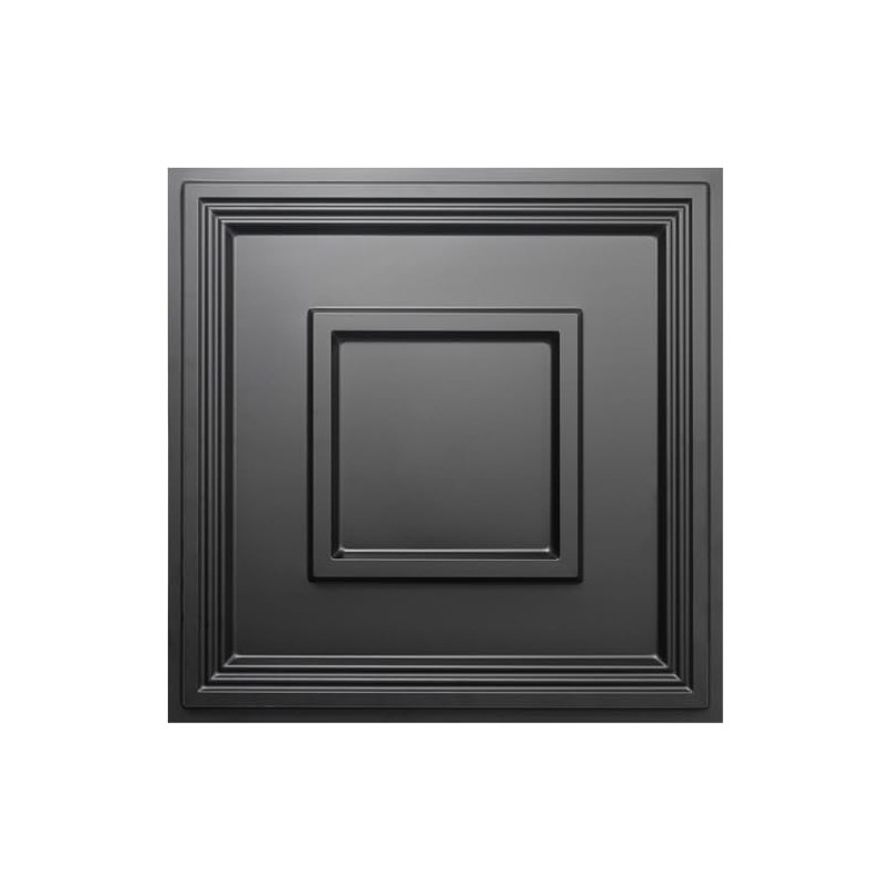 STICKGOO Black Drop Ceiling Tile 2ft x 2ft, Ceiling Panel