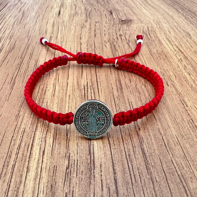 Agalea | Pulsera de san benito de plata ley 925,