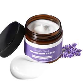 Magnesium Body Butter - Magnesium Cream For Sleep - Magnesium Soothing Sleep Butter - Calm,Relief Lavender & Magnesium Moisturizer for Sleep - Vegan Friendly & Cruelty Free 100g