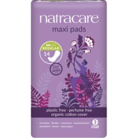 Natracare Natural Pads, Regular, 14 Pads