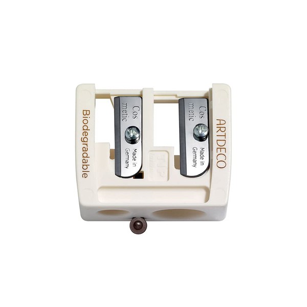ARTDECO Double Sharpener for Wooden Pencils, Sustainable Makeup Sharpener for