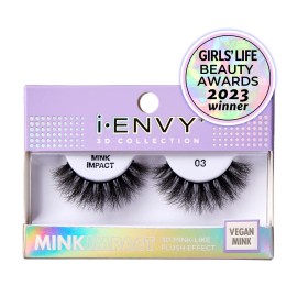 i•ENVY I Envy By Kiss 3D Collection Faux Mink Impact Lashes Flirty Volume And Length