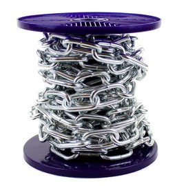 Ali's DIY Strong BZP Bright Zinc Plated Heavy Duty Steel Chain 3MM - 1 Metre Custom Cut Length