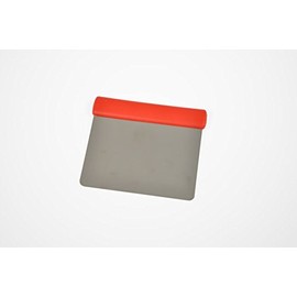 12 x 11 cm Stainless Steel Rounded Dough Scraper