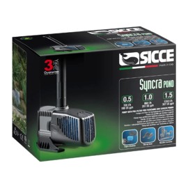 SICCE SyncraPond 1.5 - 357 GPH Pump � Koi Friendly, Self-Cleaning Impeller, Hose