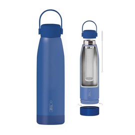 THE STEEL BOTTLE - Thermosflasche für Kräutertees und Aufgüsse aus Edelstahl, doppelwandige Isolierung, 500 ml, luftdicht, tragbare Trinkflasche (DEEP BLUE)
