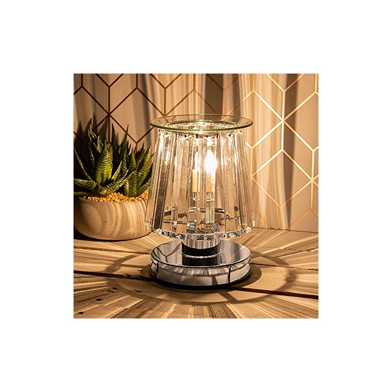 Lesser & Pavey Aroma Lamp Silver Clear Crystal, JNS_476045