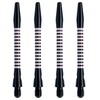 WINMAU Black, Pink and Silver Aluminium Dart Shafts (Stems) in