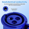 250V 16A 2P+E Industrial Adapter, 3pin CEE Plug/Socket Adapter IP67