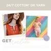 Lion Brand Yarn 24/7 Cotton DK Yarn, 1 Pack, TAMARIN