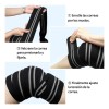 2pcs Rodilla Deportivas Vendas Compresion Gym Knee Wraps