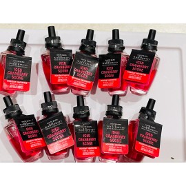 Fresh 10 Bulbs New Bath & Body Iced Cranberry Scone Wallflower Bulb Scented Oil Refill