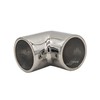 LBKYJ Boat Handrail Fitting, 2-Way 90 Degree Elbow Hardware, 316