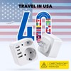 Adapter USA Germany Plug with 3 USB 1 USB C