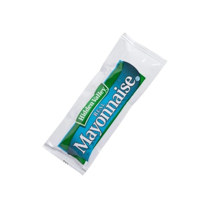 Real Mayonnaise Condiment, Single Serve Packets 12 gr. - 25