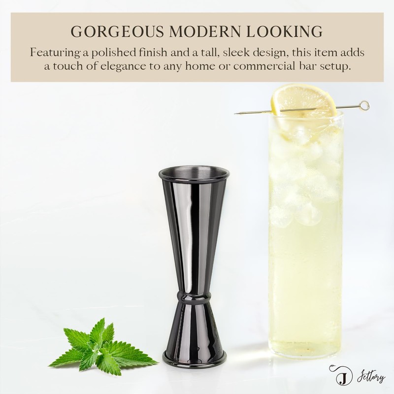 Jettory Jigger - Japanischer Jigger 1oz / 2oz mit Messungen