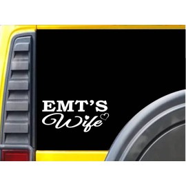 EZ-STIK EMT Wife K388 8 inch Sticker Paramedic Decal