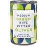 Medium Green Ripe Pitted Olives 14.35oz/407g (Pack of 1)