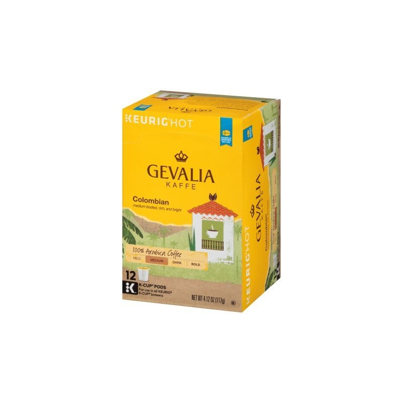PACK OF 3 - Gevalia Colombian Coffee K-Cup Pods 12