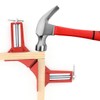 Dekton 8oz Fibreglass Claw Hammer-Anti-Slip Handle| Shock-Absorbing Fibreglass Core| Durable