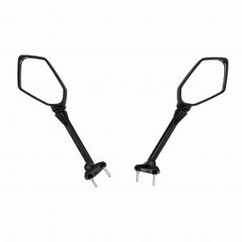 Motorcycle Side Left Right Rearview Rear View Mirrors Fit for KAWASAKI NINJA 650R 2009-2016， 400R 2010-2014，Z1000SX 2011-2014，ER6F 2009-2016