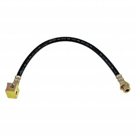 KarParts360 For Jeep Comanche 1990 1991 1992 Brake Hydraulic Hose | 15inches Axis 1 Length | Black Color | Flexible Hose Type | Junction End 1 Fitting Type | 3/8 End 1 Thread Size | 52001917, 52003607