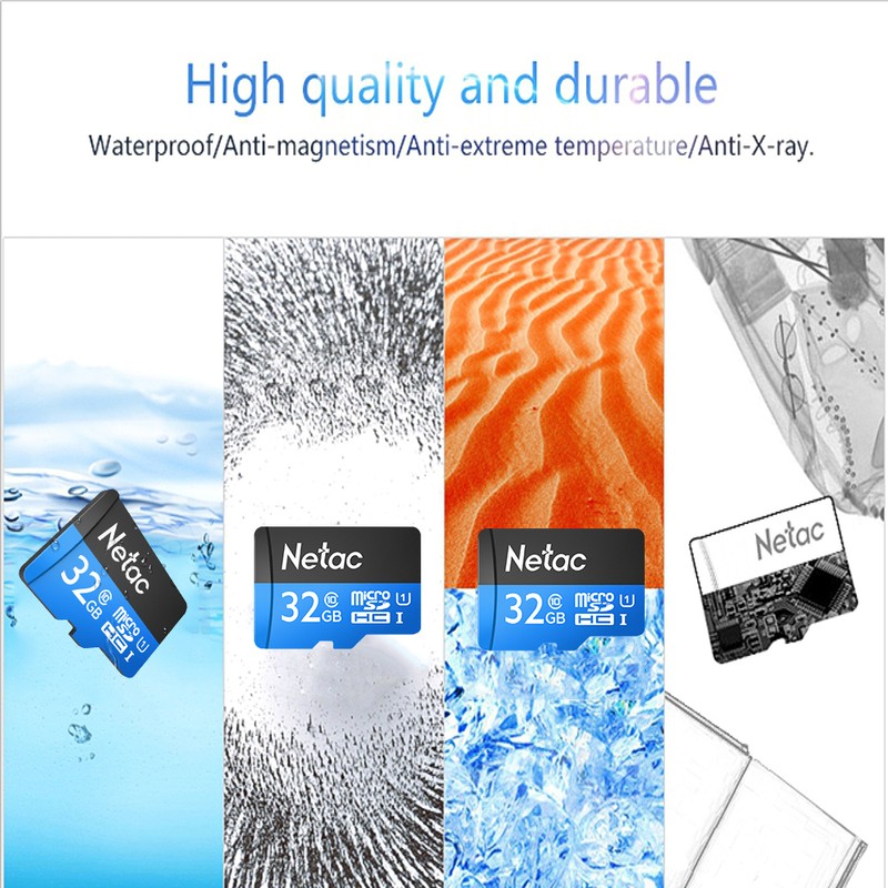 Netac P500 Class 10 32G Micro SDHC TF Flash Memory