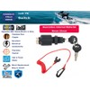 Johnson, Evinrude, OMC Ignition Key Switch & Safety Lanyard 5005801,