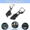 Car Center Console Steering Button Panel Trim Cover Compatible with