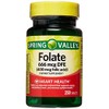 Spring Valley - Folic Acid 400 mcg, 250 Tablets