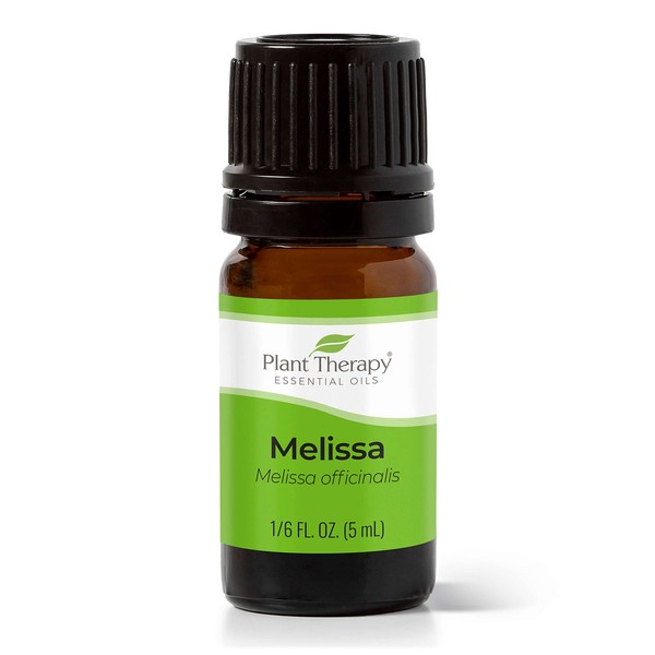Plant Therapy Melissa Essential Oil 5 mL (1/6 oz) 100% Pure, Undiluted, Therapeutic Grade