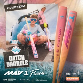 Easton | 2026 | MAV1 Flash Baseball Bat | USA | -11 Drop | 2 5/8" Barrel | 1 Pc. Alloy | 28 Inch