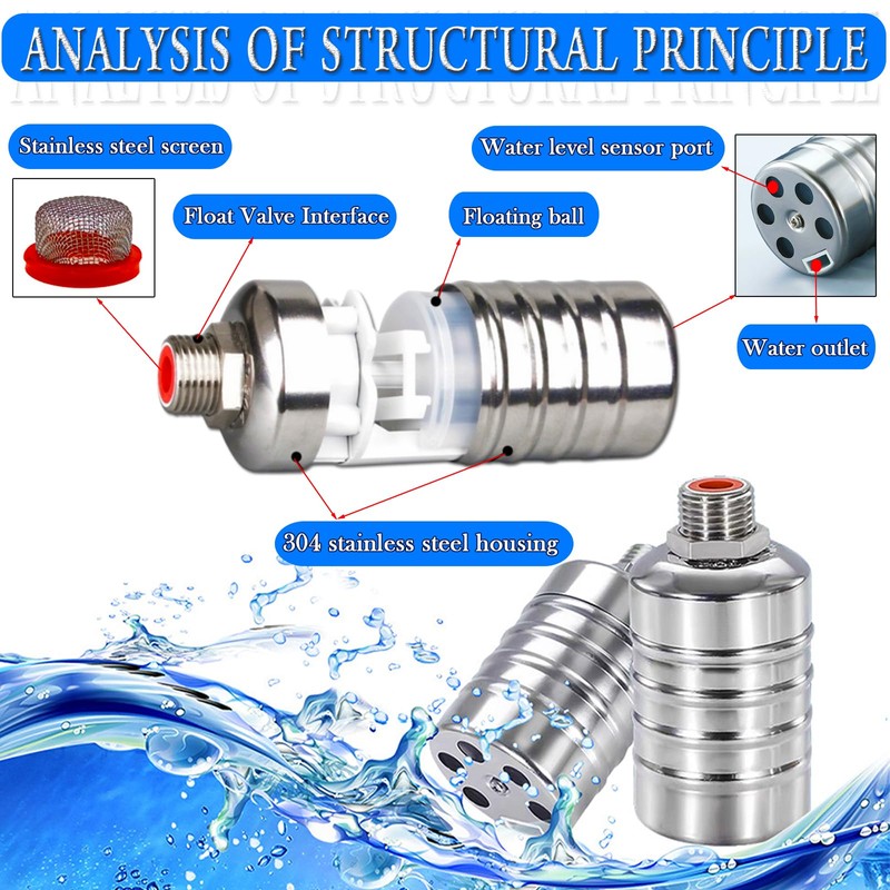 Float Valve, 304 Stainless Steel Float Valve, Automatic Water Level