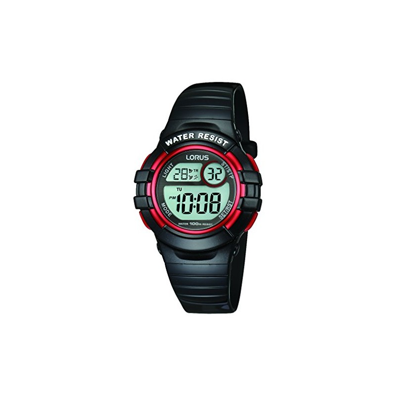 Lorus R2379H Digital Alarm Chronograph Polyurethane Strap Watch