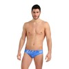 ARENA Men's Standard Performance Marbled Swim Briefs, Royal/Royal Multi