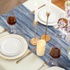 Fantastshop Dusty Blue Table Runner Cheesecloth 2 Pack 10FT Boho