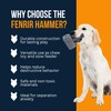 Fenrir Hammer Dog Chew Toy Strong Rubber Stuffable Enrichment Toy