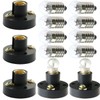 MEETOOT Set of 10 Mini Bulbs and 5 Bulb Holders