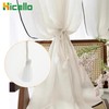 Hicello Pair of Curtain Tiebacks, Simple Voile Curtain Tie back,